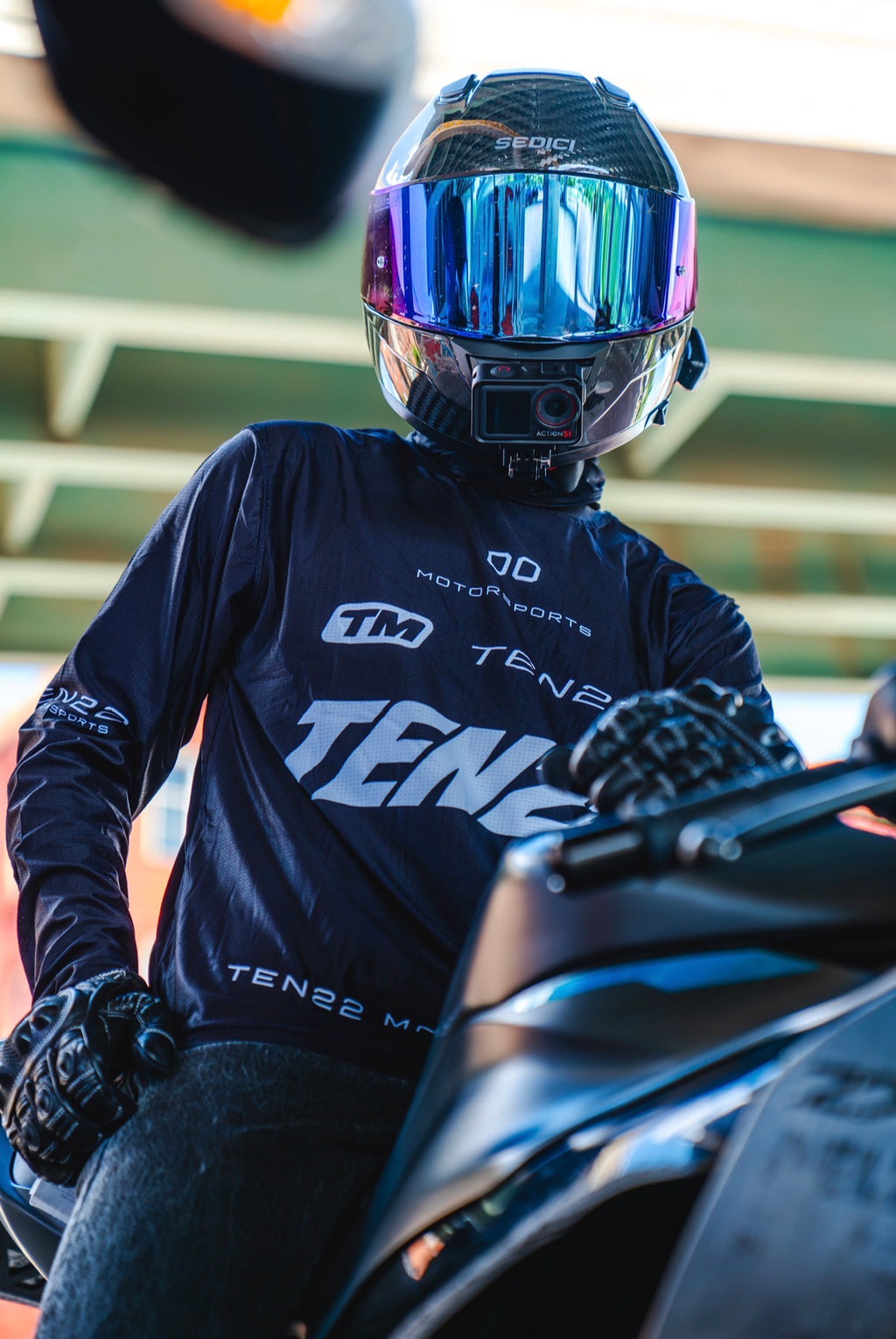 “TEN22 00” BLACK MOTO JERSEY